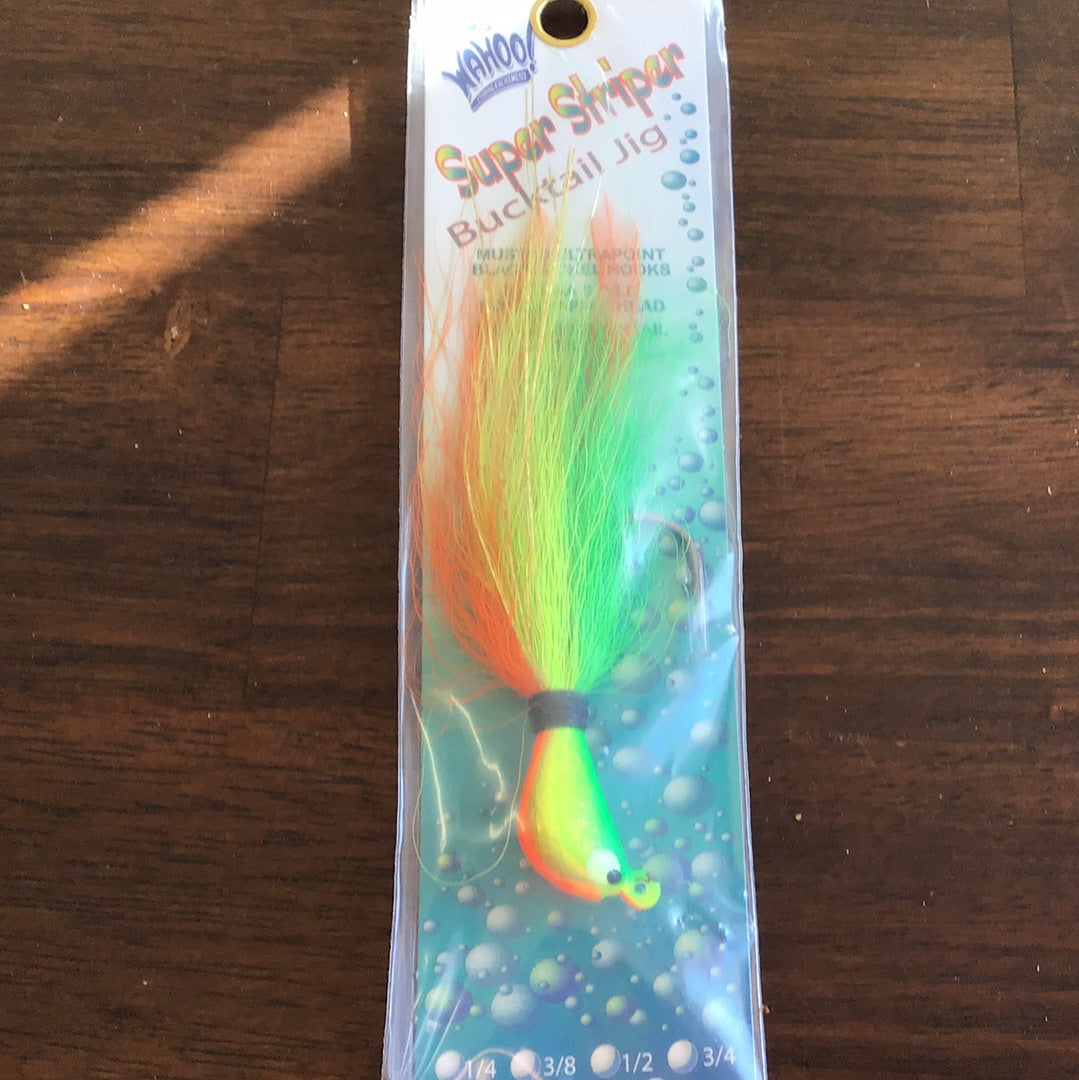 Super striper Bucktail jig – Relic Outfitters