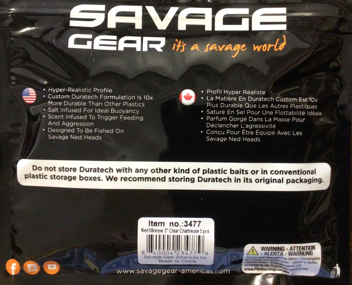 Savage Gear NED Goby Fishing Bait, Green Pumpkin Purple Copper, Realistic  Contours, Colors & Movement, 12X Tough Duratech Construction, Salt & Scent