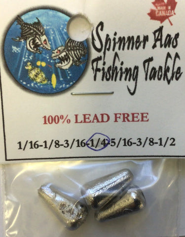 LEAD FREE WORM WEIGHT (BULLET)
