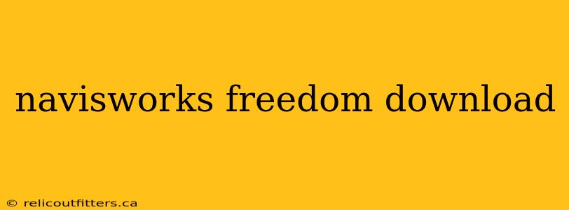 navisworks freedom download